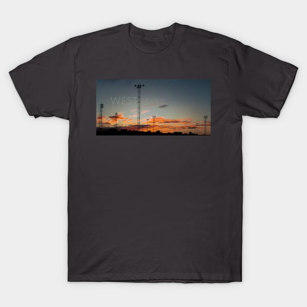 West Texas Sky Sunset T-Shirt by Robtography